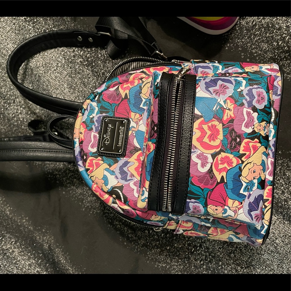 Alice in Wonderland Wildflower Backpack